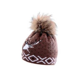 CAPO Čepice Knitted Cap Tradition w. pompon - 1