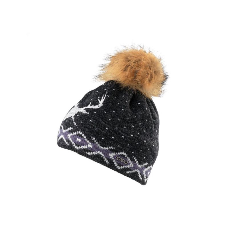 CAPO Čepice Beanie with Pompon - 1