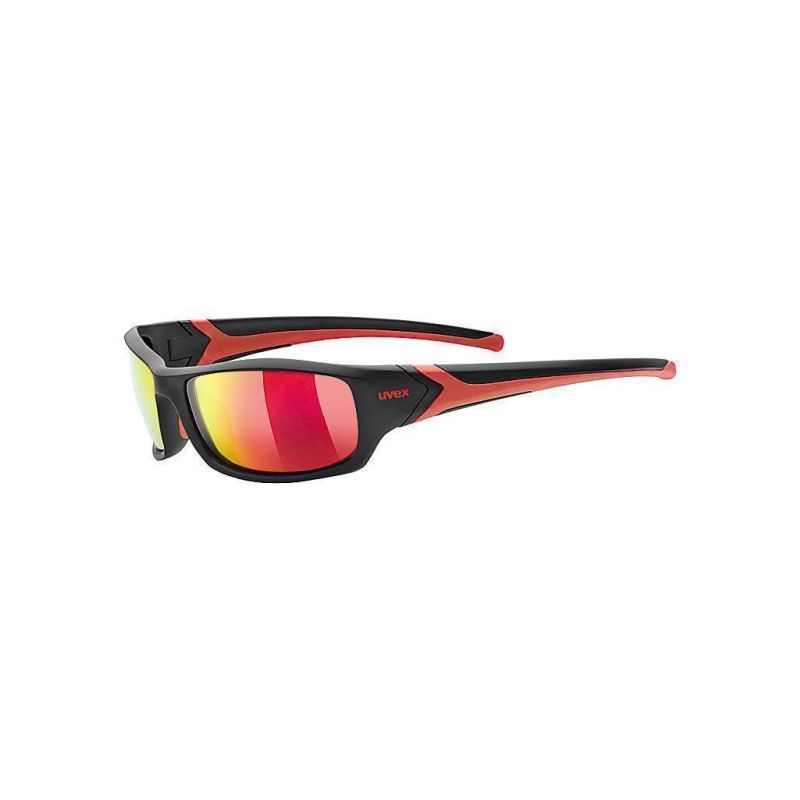 Uvex brýle Sportstyle 211 Black/Red - 1