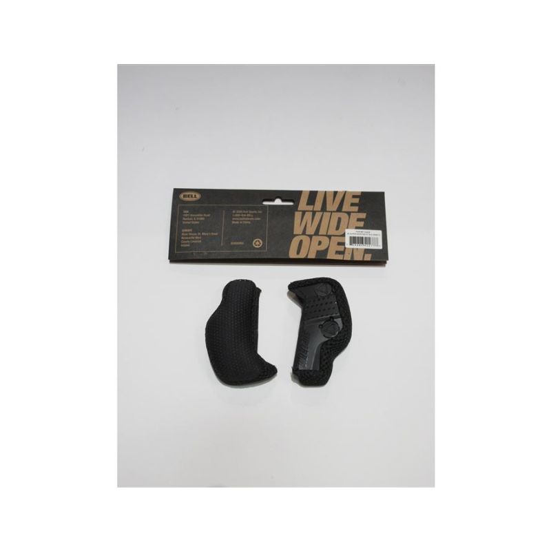 BELL Super Air/R Cheekpad blk 30mm - 1 BELL Super Air/R Cheekpad blk 30mm - 1