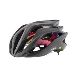 LIV REV MIPS SIGNATURE MATTE BLACK/GLOSS FUCHSIA PURPLE M 55-59CM CPSC/CE - 1