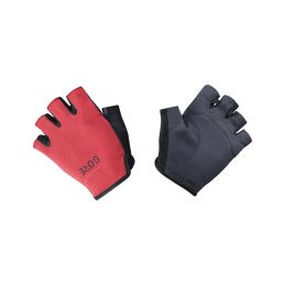 GORE C3 Short Finger Gloves-black/hibiscus pink-6 - 1
