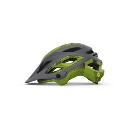 GIRO Merit Spherical Mat Metalic Black/Lime L - 1