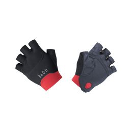 GORE C5 Short Finger Vent Gloves-black/hibiscus pink-6 - 1