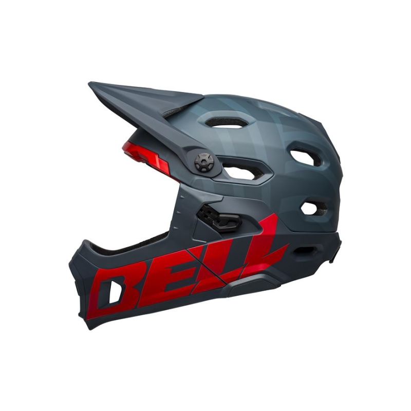 BELL Super DH Spherical Mat Blue/Crimson M - 1 BELL Super DH Spherical Mat Blue/Crimson M - 1