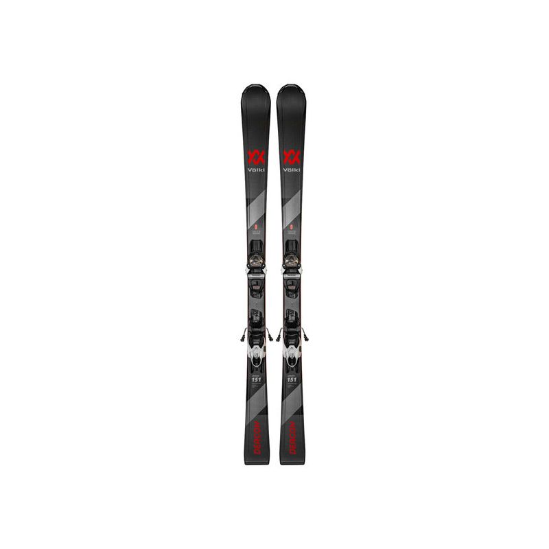 VOLKL lyže sjezdové Deacon  Black 144cm  set - 1